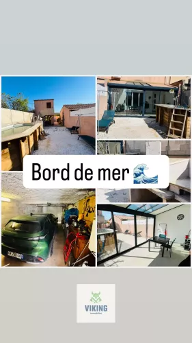 Maison mitoyenne bord de mer