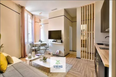 Appartement 2 Pièces vendu entièrement meublé & équipé