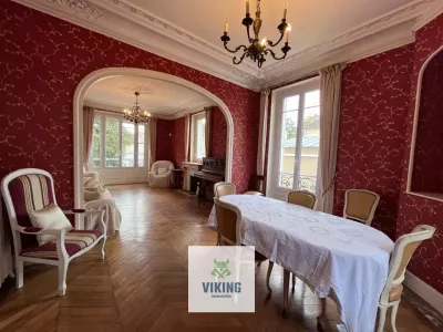 Grande maison familiale bourgeoise L'Isle-Adam centre